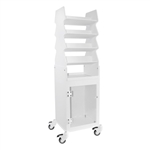 TrippNT Tall Slanted Suture Cart with Clear Door