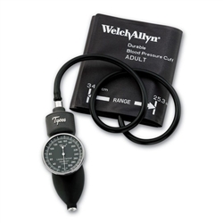 Welch Allyn 5098-02CB-WelchAllyn CLASSIC HAND GAGE, ADULT 2-PC CUFF
