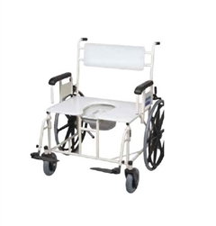 Gendron Bariatric 28" Wheeled Shower Commode Chair with 750 lbs Weight Limit