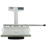 Health O Meter Digital Pediatric Tray Scale with Mechanical Height Rod