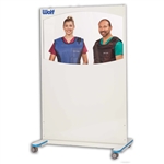 Wolf X-Ray 56600-W Opticlear Lead Acrylic Mobile Barrier