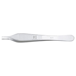 Miltex Adson 4.75" Tissue Forceps, Cross Serrated Tips, Delicate