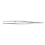 Miltex Dressing Forceps, 5-1/8", Delicate, Fluted Handles