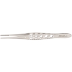 Miltex Dressing Forceps, 5-1/2", Delicate Lightweight, Fenestrated Handles