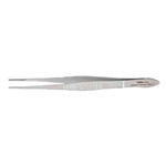 Miltex 6" Dressing Forceps - Delicate Serrated Tips - Non-Locking - Fluted Handles