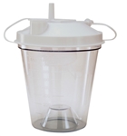 800CC Disposable Suction Canister w/ Lid (48/cs)