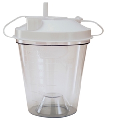 800CC Disposable Suction Canister w/ Lid (48/cs)