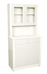 UMF Treatment Cabinet w/ upper cabinet section, 2doors, 2 drawers, 1 shelf, 32"W x 65"H x 16.25"D