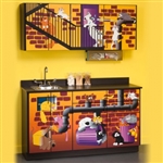 Clinton Theme Series "Alley Cats" Cabinets