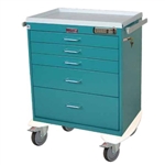 Harloff 6315E, Workstation Cart, Four Drawers with Basic Electronic Pushbutton Lock, Standard Package