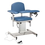 Clinton Power Series Blood Drawing Chair with Padded Arms