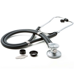 ADC Adscope 641 Sprague Stethoscope, 22", Black, Gen (20/cs)