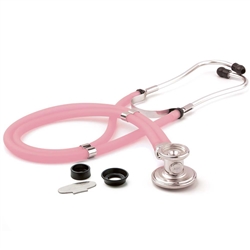 ADC Adscope 641 Sprague Stethoscope, 22", Frosted Magenta, Disposable Package