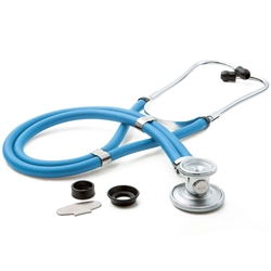 ADC Adscope 641 Sprague Stethoscope, 22", Neon Blue, Disposable Package
