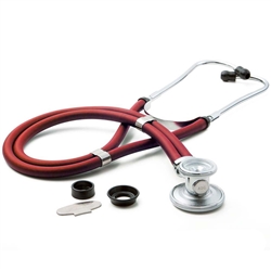 ADC Adscope 641 Sprague Stethoscope, 22", Red, Disposable Package