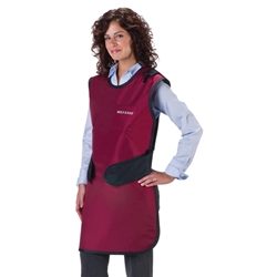 Wolf X-Ray 65021TC-TB-XX Protective Apron, Easy Wrap and Medium with Lead Free - Thyroid Collar, 0.5mm