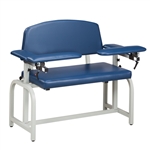 Clinton Lab X Series, Extra-Wide, Blood Drawing Chair with Padded Arms