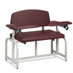 Clinton Lab X Series, Bariatric, Blood Drawing Chair with Padded Arms