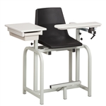 Clinton Standard Lab Series, Extra-Tall, Blood Drawing Chair with Drawer