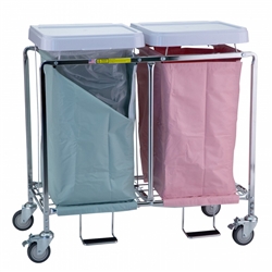 R&B Double Easy Access Laundry Hamper