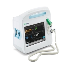 Welch Allyn 67NXTP-B-WelchAllyn CVSM 6700 - Blood Pressure, SpO2 (Nellcor), Temperature (SureTemp Plus), Printer, Continuous Profile Included