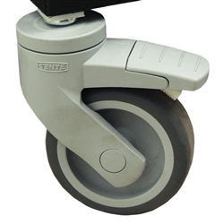 Harloff 3" Swivel Caster Set for Procedure Cart