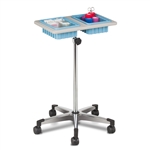 Clinton 6902 Two-Bin Mobile Phlebotomy Stand