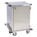 Lakeside Closed Case Cart, Stainless Steel Shelf, 24" Shelf, 39" Tall