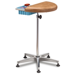 Clinton 6940 Half Round, Stationary, Padded Phlebotomy Stand