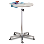 Clinton 6950 Half Round - Stationary - ClintonClean Phlebotomy Stand