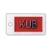 Techno-Aide Plastic Word Horizontal Marker - 6 Character Max (3/8"), single