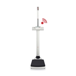 Seca 703 EMR Ready Wireless Digital Column Scale with 660lbs Capacity and Measuring Rod
