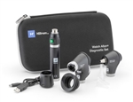 Welch Allyn 3.5V Diagnostic Set w/ PanOptic Basic LED Ophthalmoscope, MacroView Basic LED Otoscope, one Lithium Ion Plus Rechargeable Power Handle & Hard Case