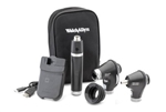 Welch Allyn 3.5V Diagnostic Set w/ PanOptic Plus LED Ophthalmoscope, MacroView Plus LED Otoscope for iExaminer, one Premium Lithium Ion Plus USB Rechargeable Power Handle & Soft Case