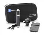 Welch Allyn 3.5V Diagnostic Set w/ MacroView Plus LED Otoscope, one Premium Lithium Ion Plus USB Rechargeable Power Handle & Hard Case