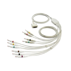 Welch Allyn 721328-WelchAllyn 10-LEAD 1.5M CABLE,AHA,BANANA,CP50/150