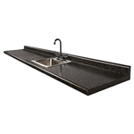 Clinton 72P 72" Postform Countertop