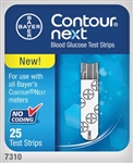 Contour NEXT Blood Glucose Test Strips (Box of 25)