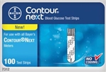 Contour NEXT Blood Glucose Test Strips (Box of 100)