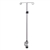 Omnimed Mobile I.V. Pole with Adjustable Clamp