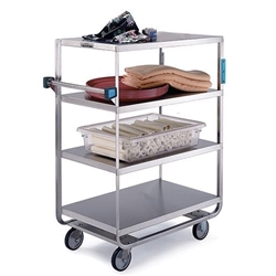 Lakeside Heavy Duty, 4 Shelf, All Edges Turned Down, Extra Large Utility Cart