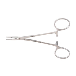 Miltex 4.75" Olsen-Hegar Needle Holder - Smooth Jaws - Extra Delicate - 3.2mm Wide Tip