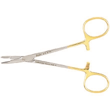 Miltex Olsen-Hegar Needle Holder, 4-3/4", Smooth, Extra Delicate, Carb-N-Sert T.C. Jaws