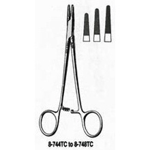 Miltex Mayo-Hegar Needle Holder, 6", Quick Release Ratchet, Serrated, Carb-N-Sert T.C. Jaws