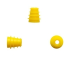 Silicone Eartip 5-8 mm Flanged - Yellow (100 pc)