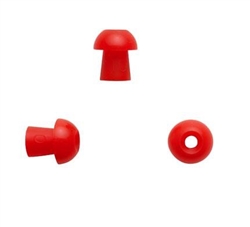 Silicone Eartip 10 mm Mushroom - Red (100 pc)