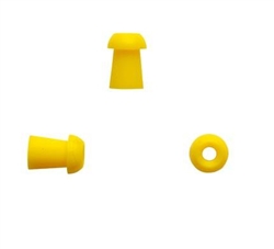 Silicone Eartip 8 mm Mushroom - Yellow (100 pc)