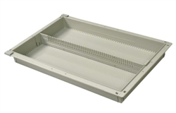Harloff MedStorMax 2” Exchange Tray w/ Long Divider & Pull-Out Stoppers