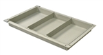 Harloff MedStorMax 2” Exchange Tray w/ 2 Short Dividers & Pull-Out Stoppers