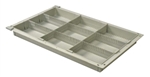 Harloff MedStorMax 2” Exchange Tray w/ 2 Long Dividers, 2 Short Dividers & Pull-Out Stoppers